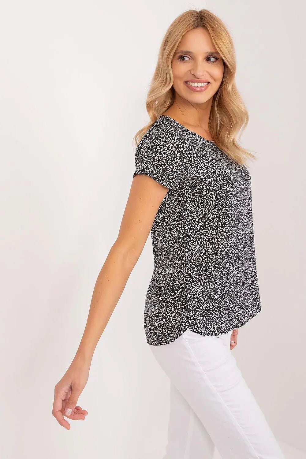 Sublevel unique design and lightweight material blouse - Honesty Sales