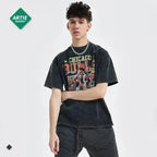 Summer New Chicago Bulls Printed T-Shirt Men's - Honesty Sales