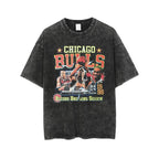 Summer New Chicago Bulls Printed T-Shirt Men's - Honesty Sales