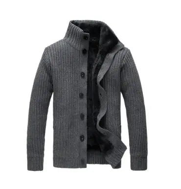 Sweater Men Coats Winter Warm Shirt Thick Jacket - Honesty Sales