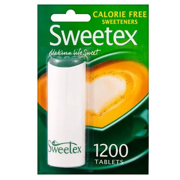 Sweetex Calorie Free Sweeteners 1200 Tablets (Case of 12) - Honesty Sales