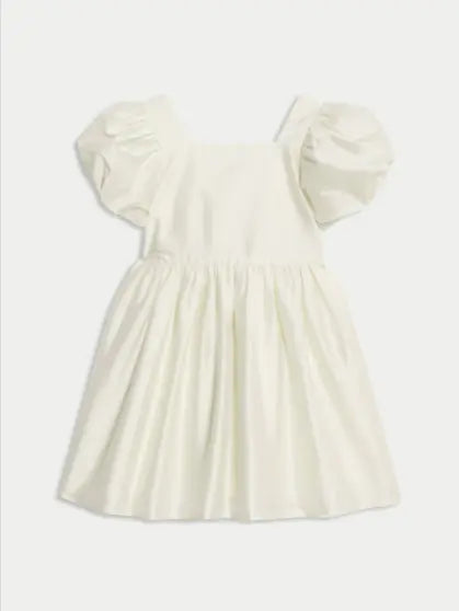 Taffeta Bow Dress (2 - 8 Yrs) - Honesty Sales