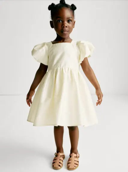 Taffeta Bow Dress (2 - 8 Yrs) - Honesty Sales