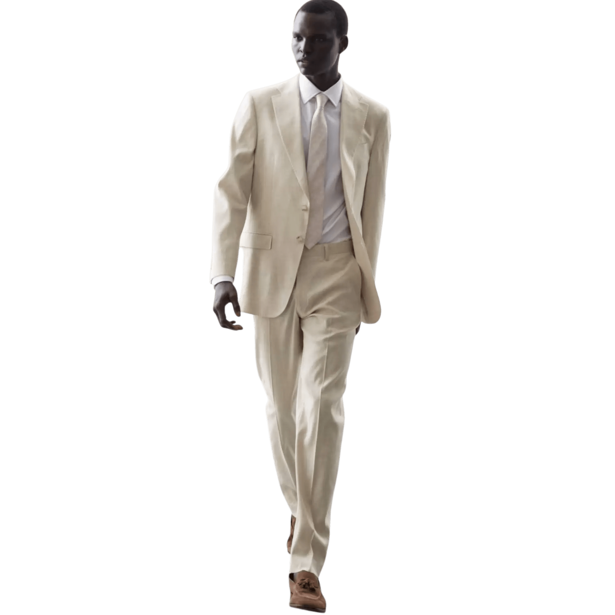 Tailored Fit Italian Performance Linen Blend Suit Jacket - Honesty Sales