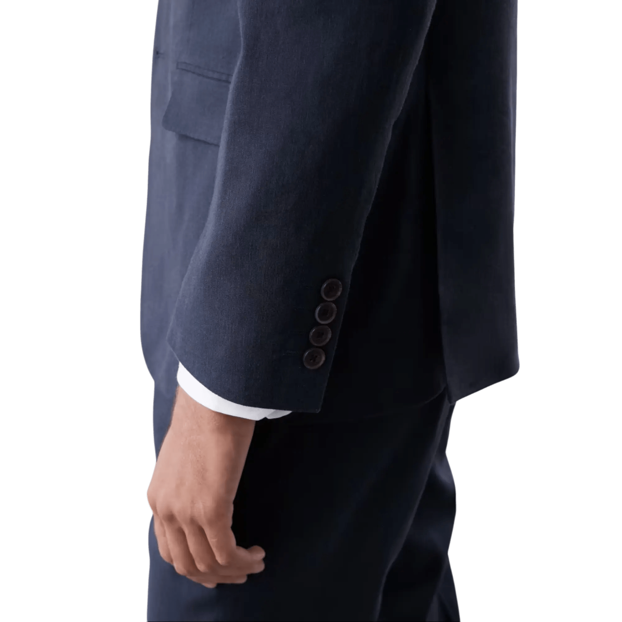 Tailored Fit Italian Performance Linen Blend Suit Jacket - Honesty Sales