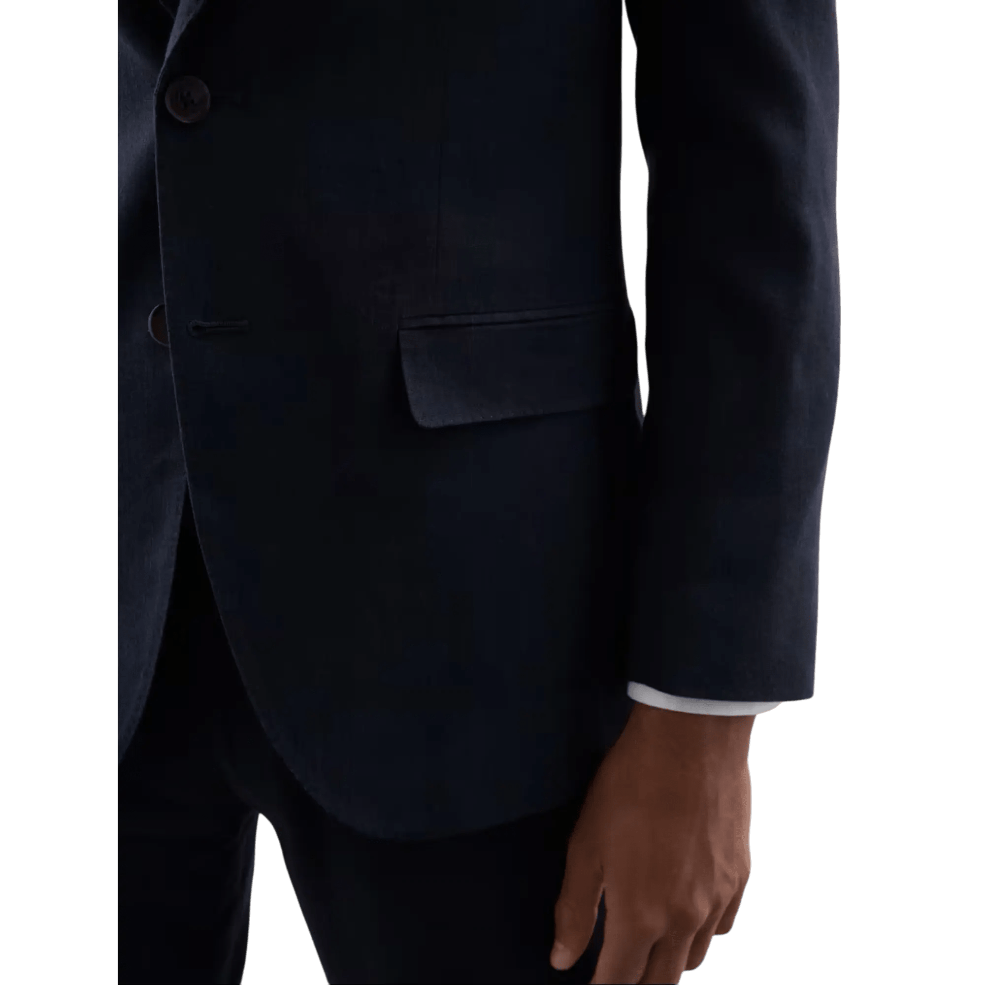 Tailored Fit Italian Performance Linen Blend Suit Jacket - Honesty Sales