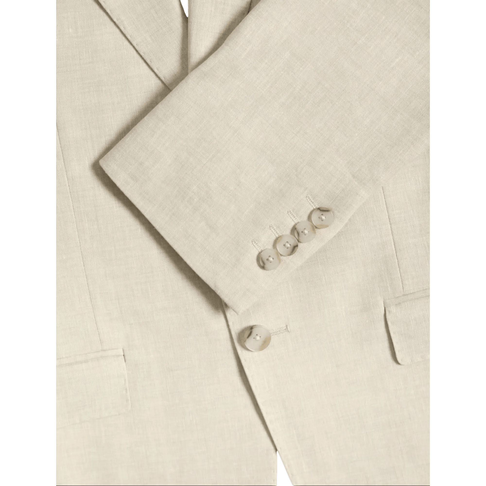 Tailored Fit Italian Performance Linen Blend Suit Jacket - Honesty Sales