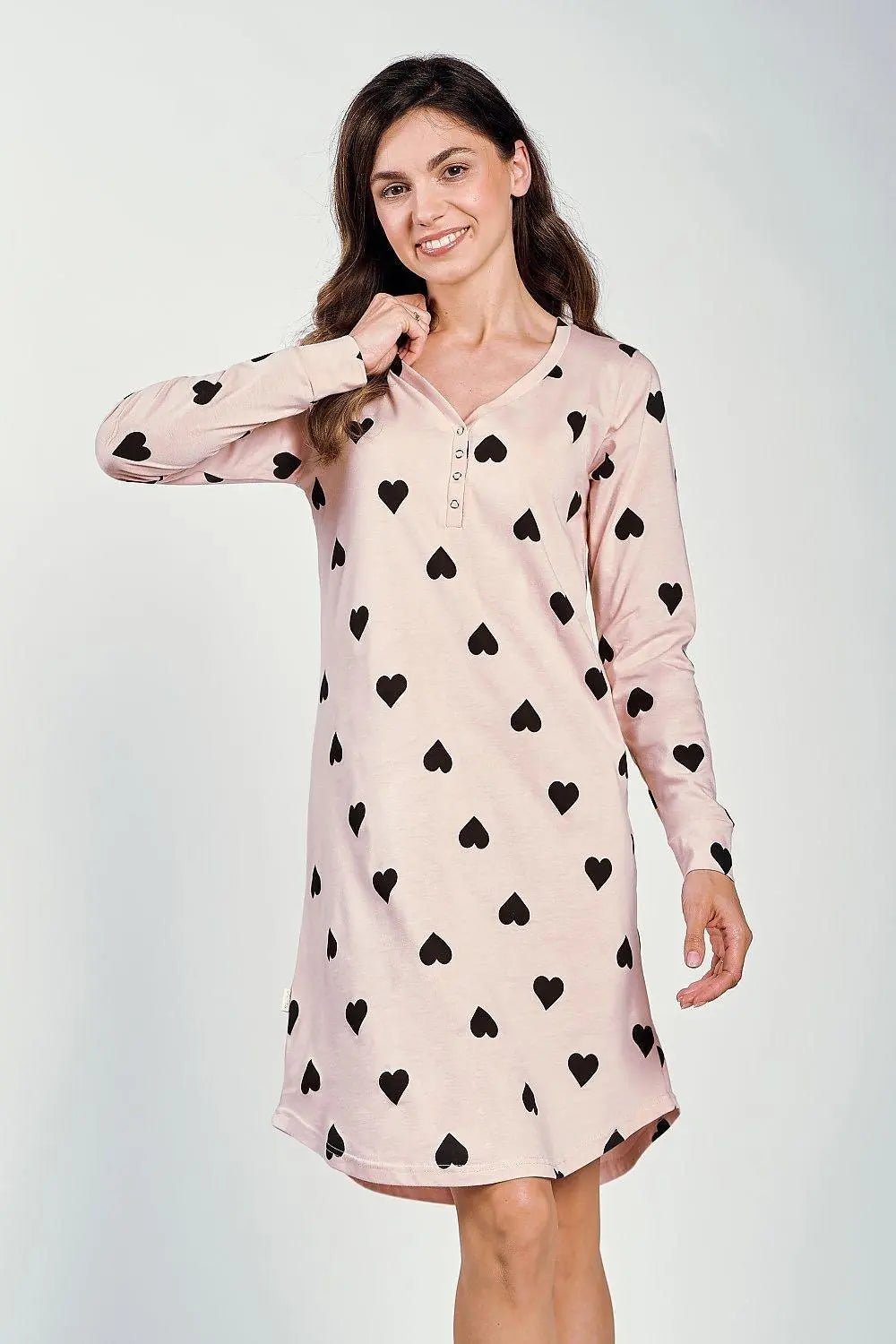 Taro V neckline and loose nightgown - Honesty Sales