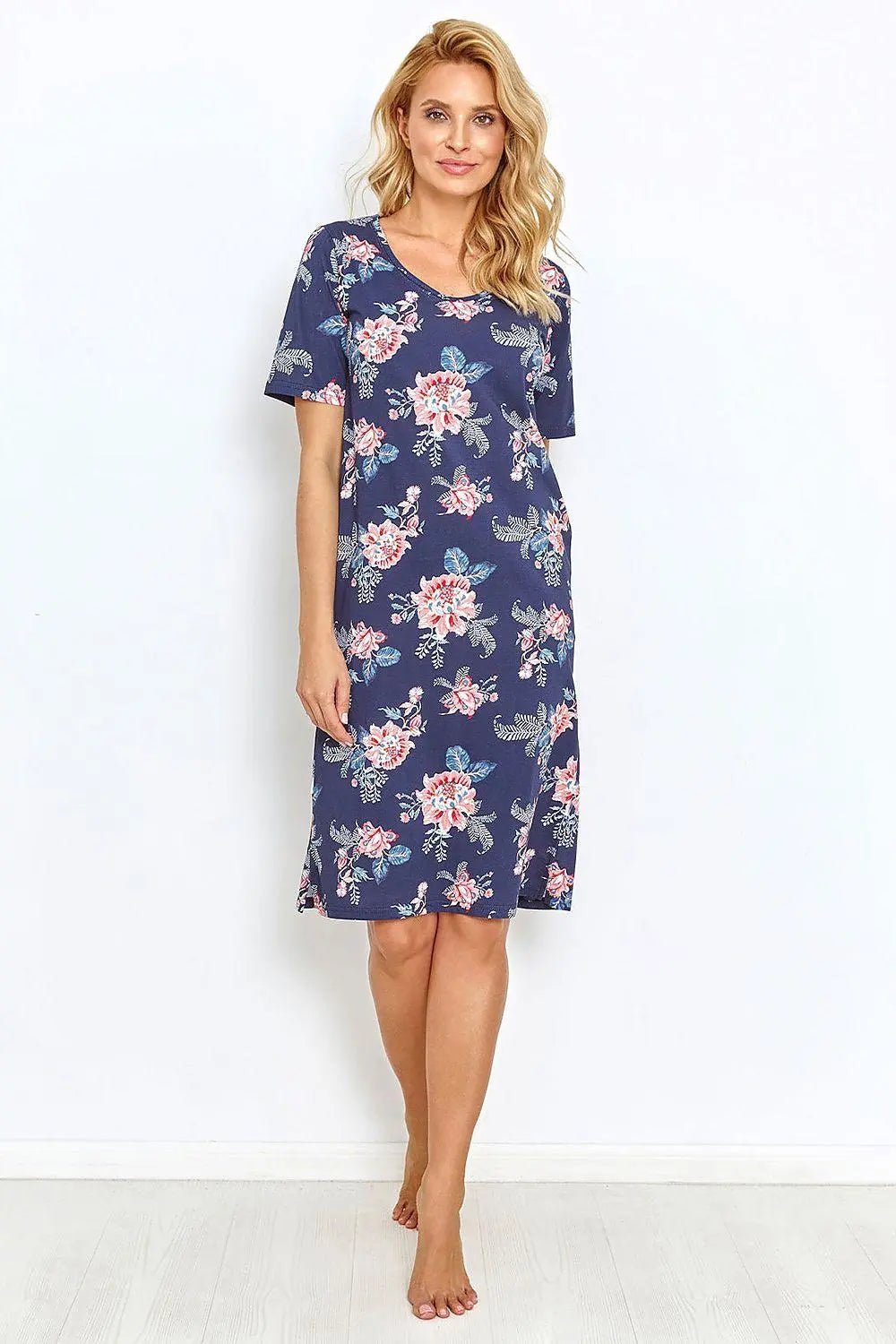 Taro womens navy blue shirt - Honesty Sales