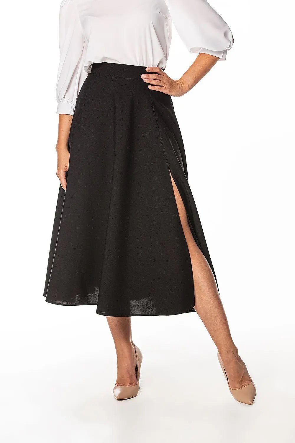 Tessita fashionable elegant mid-calf skirt - Honesty Sales