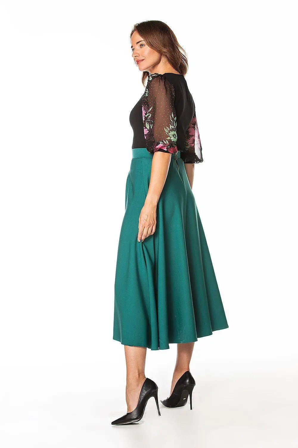 Tessita high-quality elegant mid-calf skirt - Honesty Sales