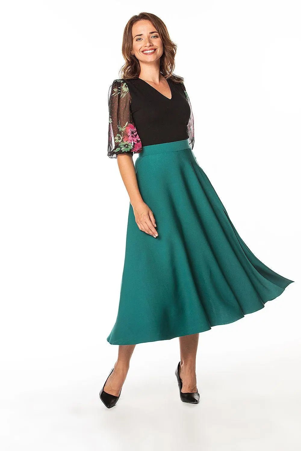 Tessita high-quality elegant mid-calf skirt - Honesty Sales