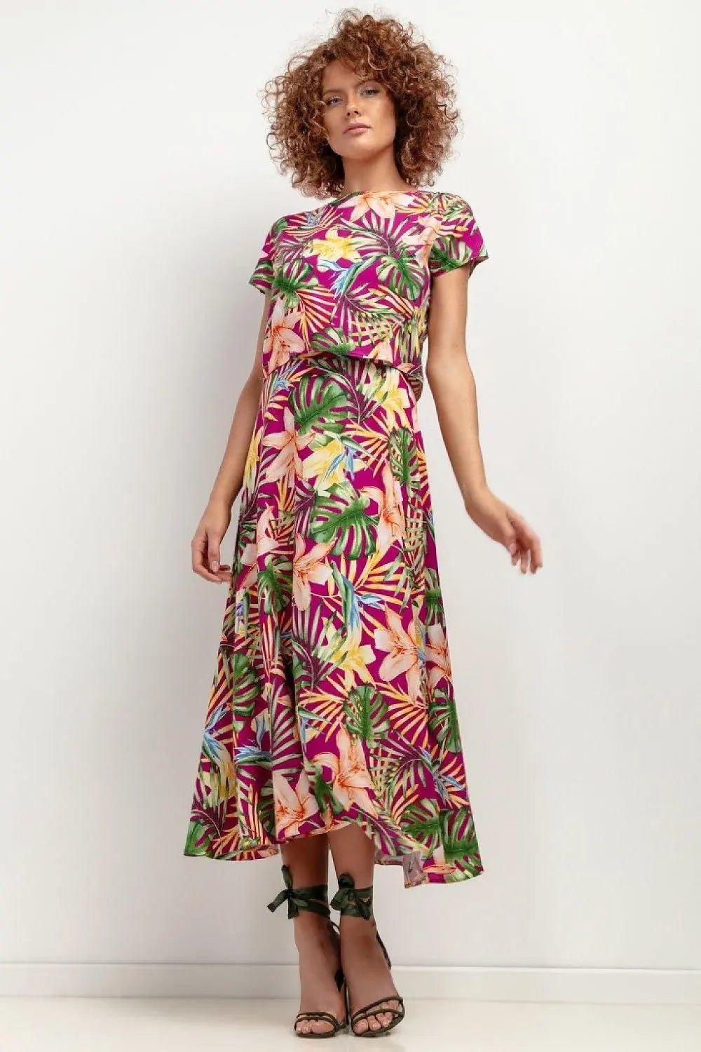Tessita patterned viscose skirt - Honesty Sales
