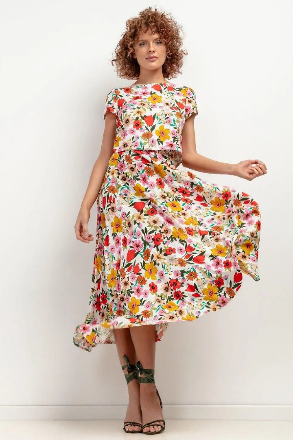 Tessita patterned viscose skirt - Honesty Sales