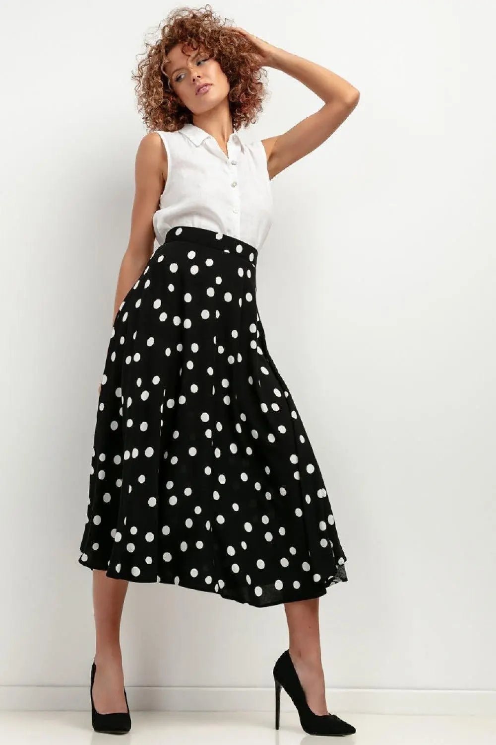 Tessita patterned viscose skirt - Honesty Sales