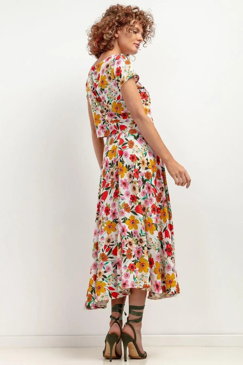 Tessita patterned viscose skirt - Honesty Sales