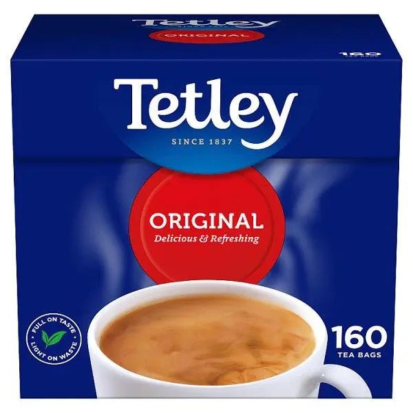 Tetley Original 160 Tea Bags 500g (Case of 6) - Honesty Sales