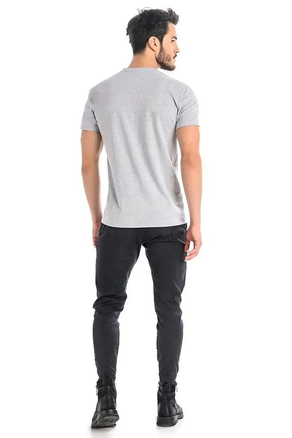 Teyli short sleeves white men's t-shirt - Honesty Sales