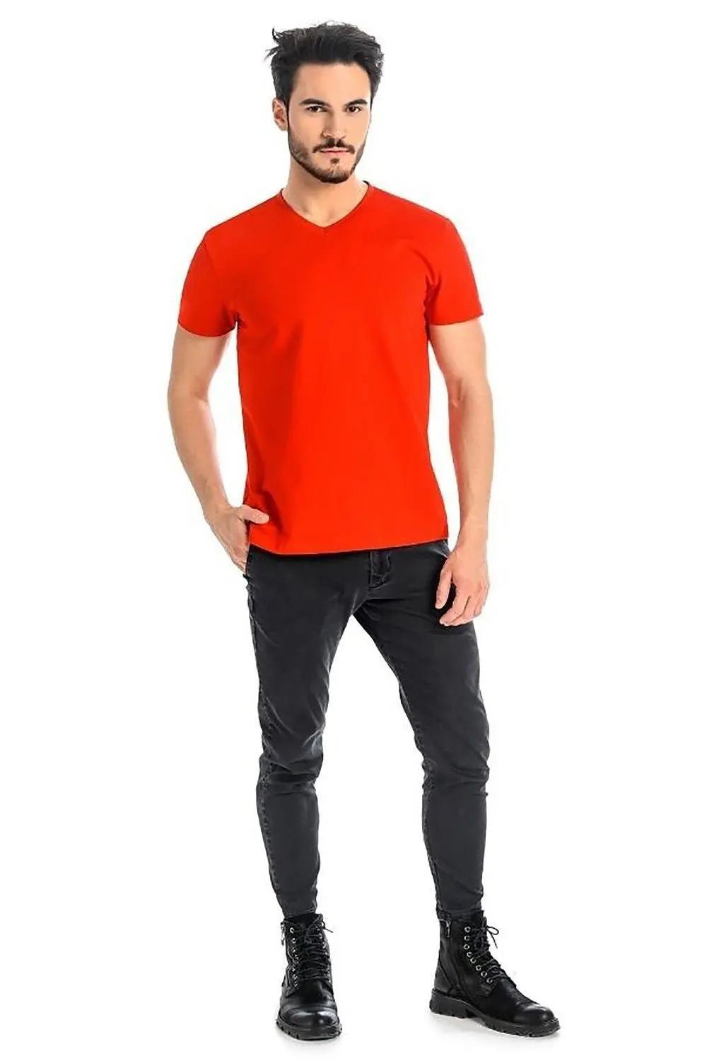 Teyli short sleeves white men's t-shirt - Honesty Sales