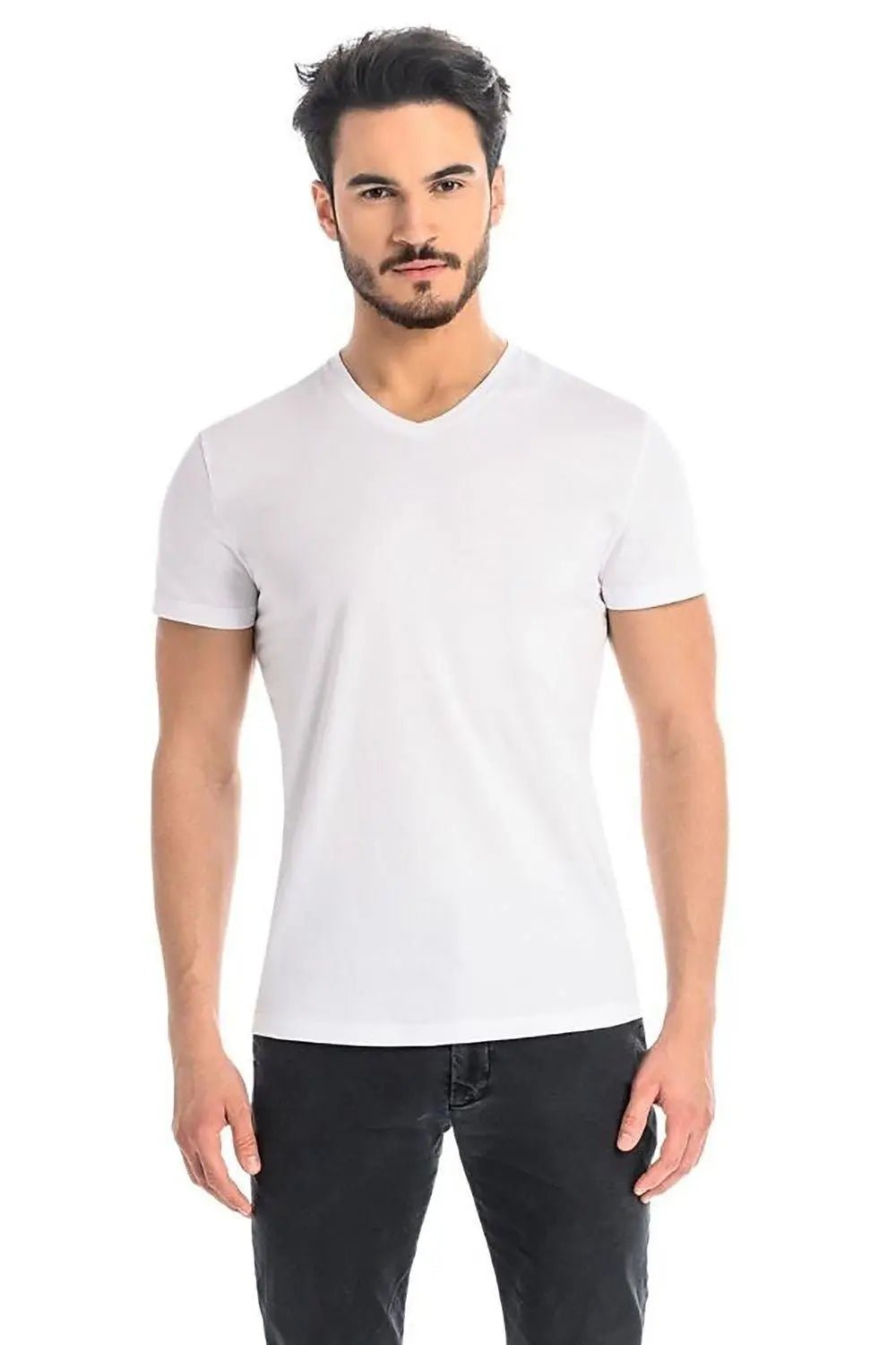 Teyli short sleeves white men's t-shirt - Honesty Sales