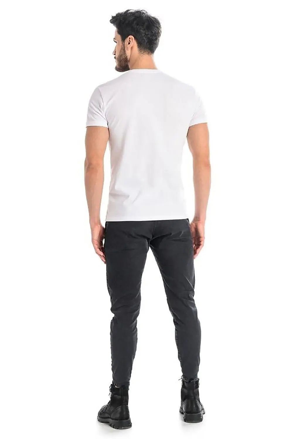 Teyli short sleeves white men's t-shirt - Honesty Sales