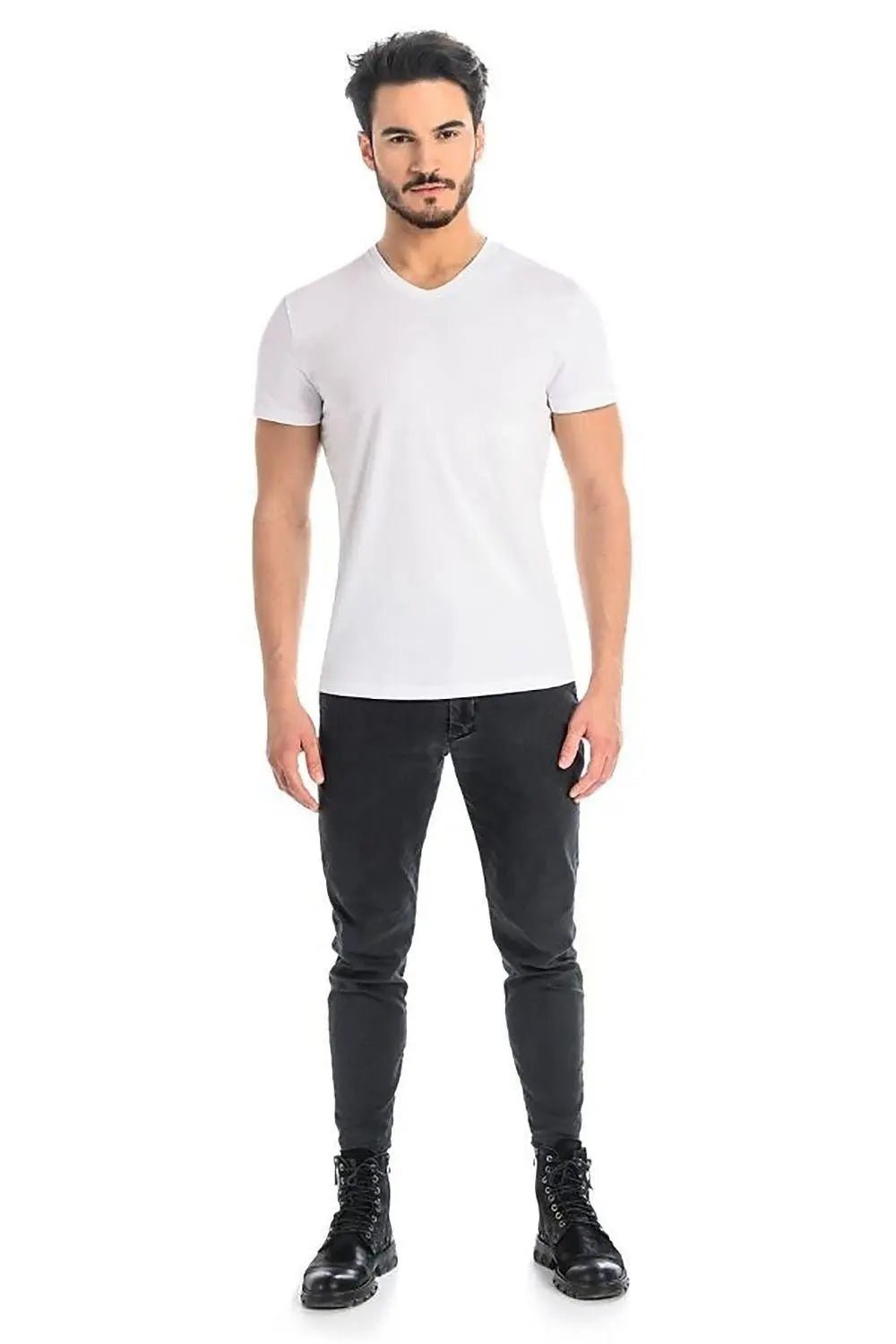 Teyli short sleeves white men's t-shirt - Honesty Sales