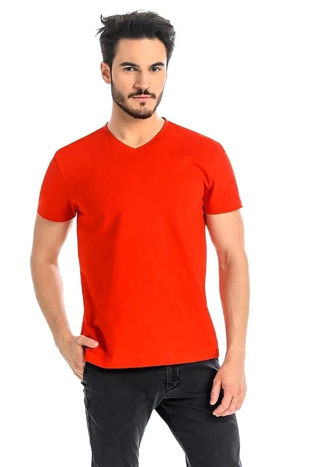 Teyli short sleeves white men's t-shirt - Honesty Sales