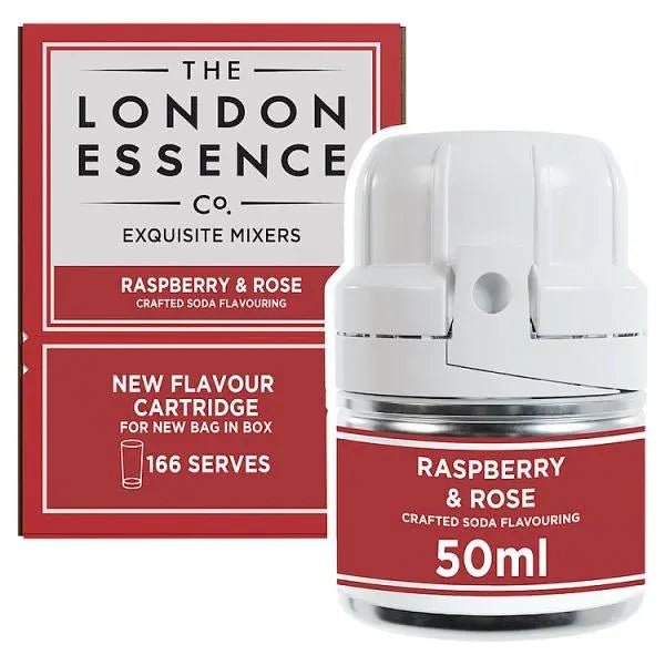 The London Essence Co. Raspberry & Rose Crafted Soda Flavouring 50ml - Honesty Sales