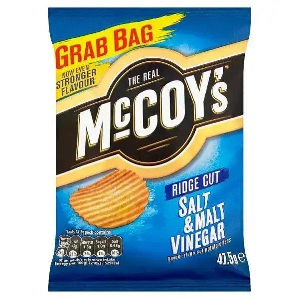The Real McCoys Salt & Malt Vinegar Flavour (Case of 26) - Honesty Sales