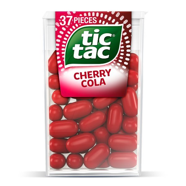 Tic Tac Cherry Cola Mint Sweets 18g (24 x 18g) - Honesty Sales