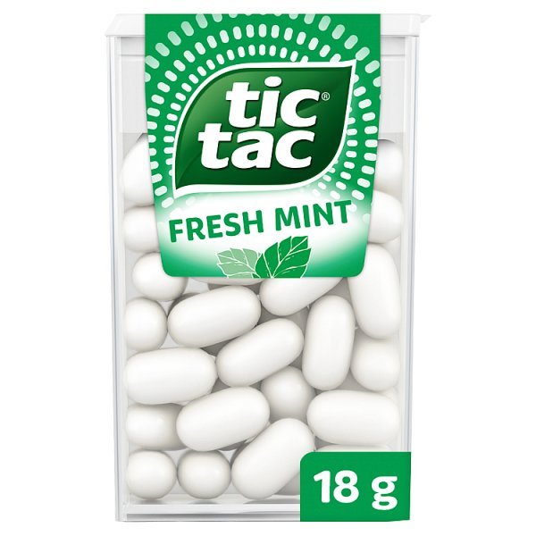 Tic Tac Fresh Mint Sweets 18g (24 x 18g) - Honesty Sales