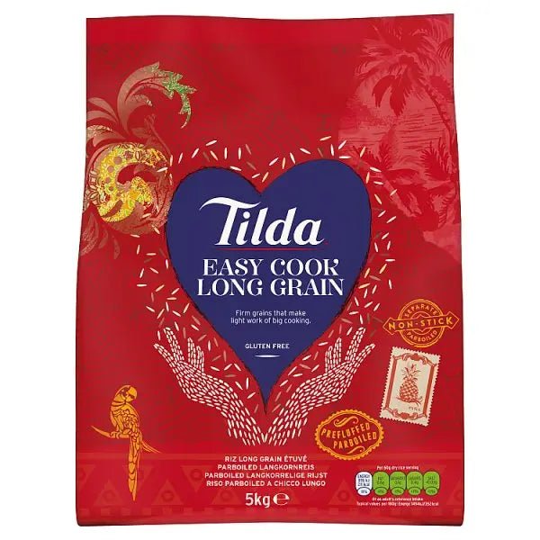 Tilda Easy Cook Long Grain Rice 5kg - Honesty Sales