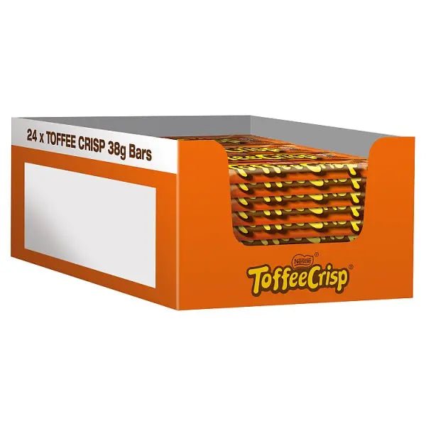 Toffee Crisp Milk Chocolate Bar 38g (Case of 24) - Honesty Sales