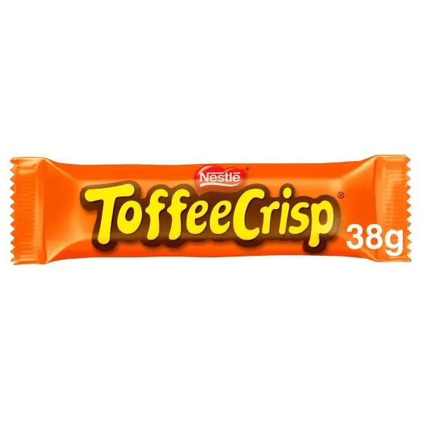 Toffee Crisp Milk Chocolate Bar 38g (Case of 24) - Honesty Sales