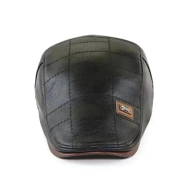 Top Level Leather Newsboy Planas Duckbill Visor Cap - Honesty Sales