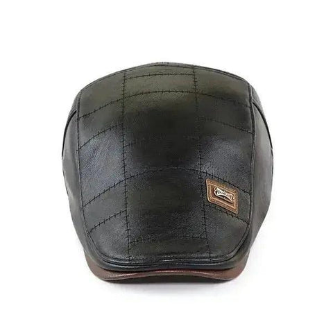 Top Level Leather Newsboy Planas Duckbill Visor Cap - Honesty Sales U.K