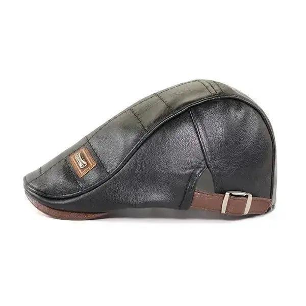 Top Level Leather Newsboy Planas Duckbill Visor Cap - Honesty Sales