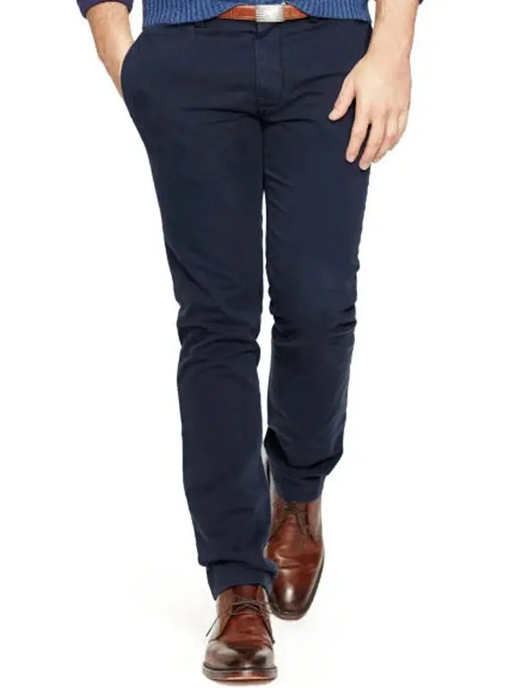 Top Warm Heavy Stretch Cotton Chinos Men Custom Made Streetwear Cotton Pants Tailored Winter Autumn Spring Warm Khakis Trousers - Honesty Sales