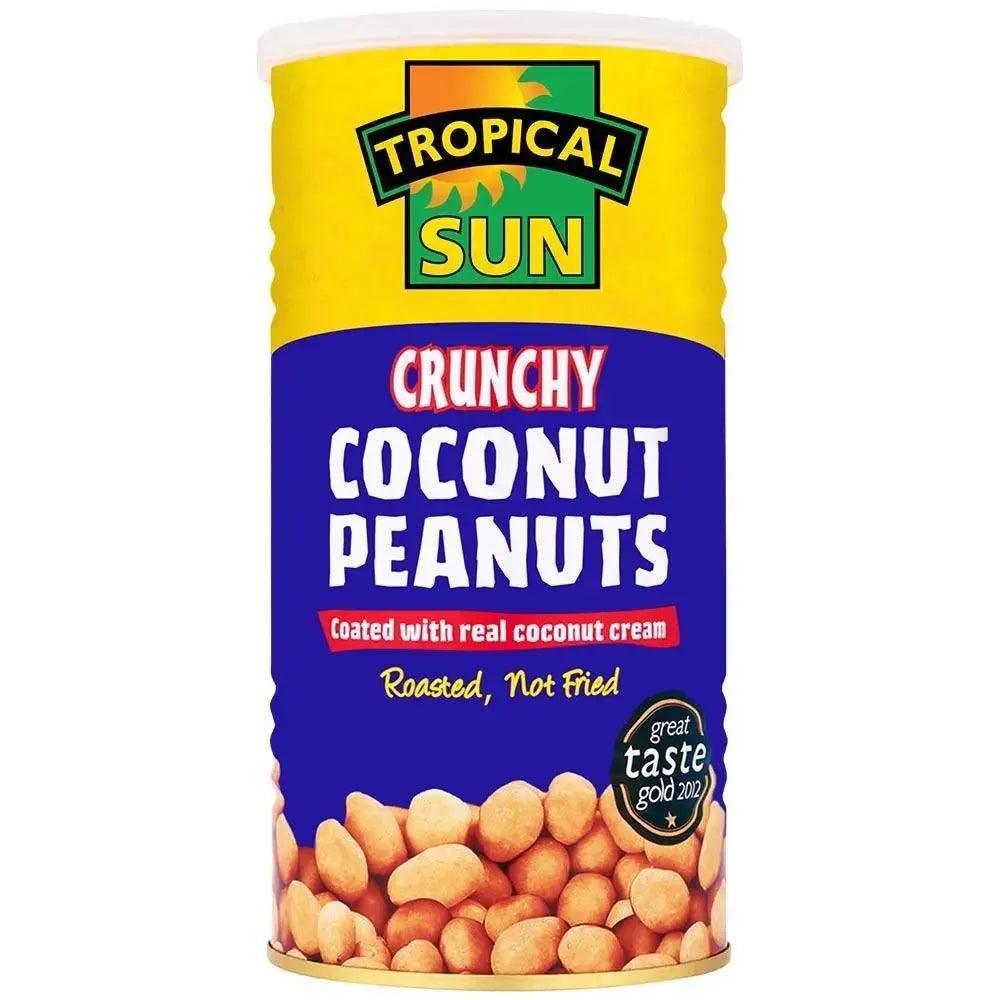 Tropical Sun Crunchy Coconut Peanuts - Honesty Sales