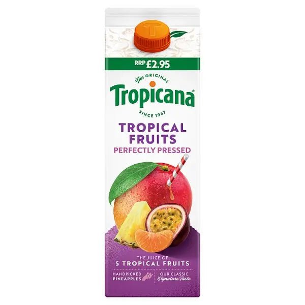 Tropicana Tropical Fruit Juice 850ml (Case of 6) - Honesty Sales