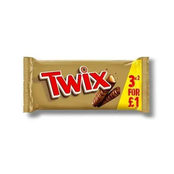 Twix Chocolate Biscuit Bars Multipack 3 x 40g (Case of 24) - Honesty Sales Image principale du produit