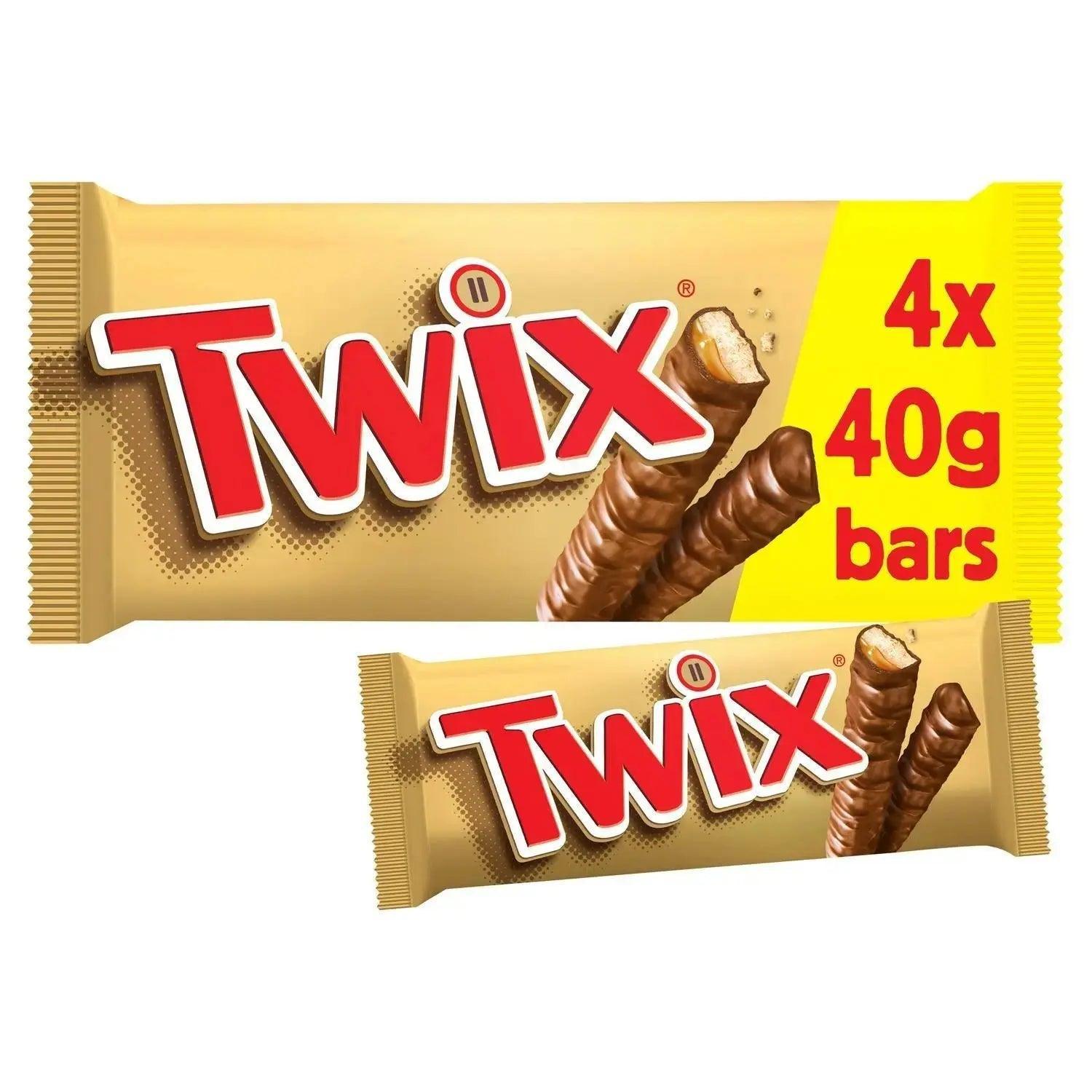 Twix Chocolate Biscuit Snack Size Twin Bars Multipack - Honesty Sales Image principale du produit
