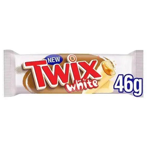 Twix White Chocolate Biscuit Twin Bars 46g (Case of 20) - Honesty Sales
