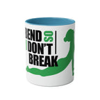Two-Tone Coffee Mugs, 11oz - I don't break. - Honesty Sales