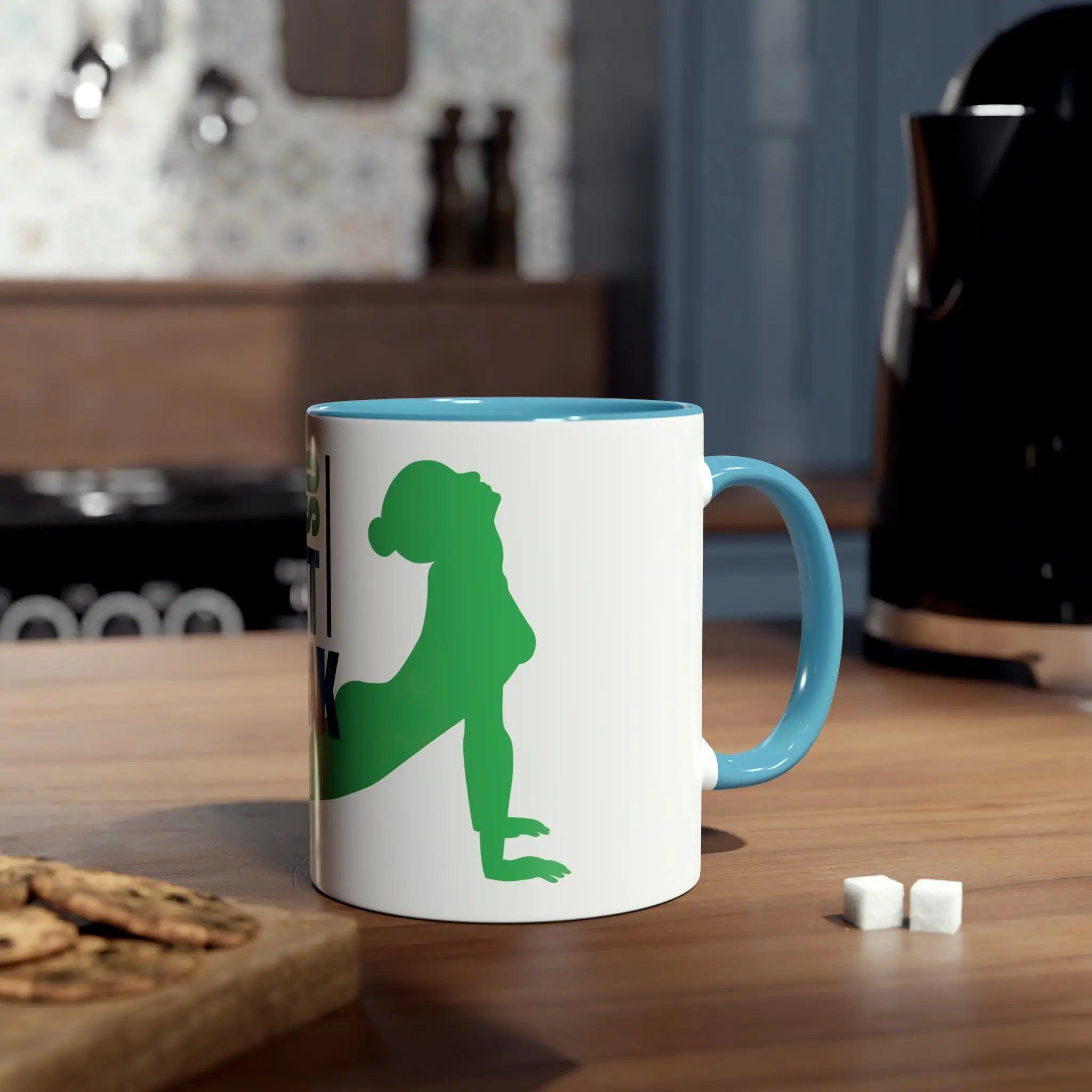 Two-Tone Coffee Mugs, 11oz - I don't break. - Honesty Sales