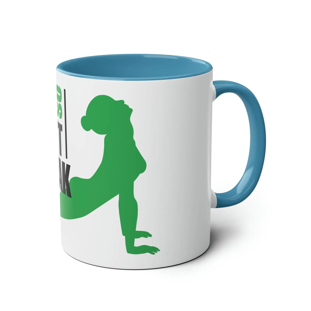 Two-Tone Coffee Mugs, 11oz - I don't break. - Honesty Sales