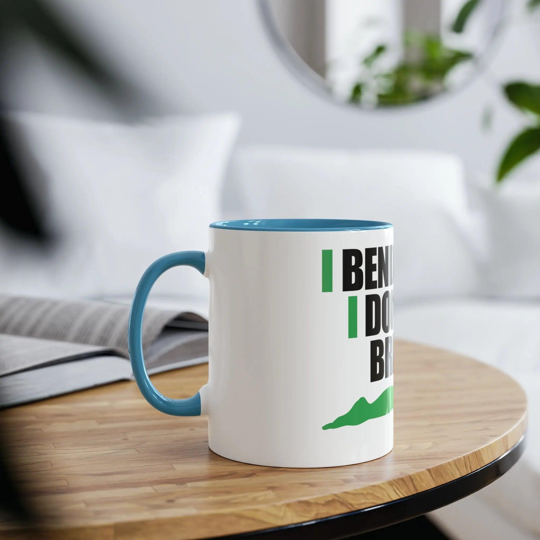 Two-Tone Coffee Mugs, 11oz - I don't break. - Honesty Sales