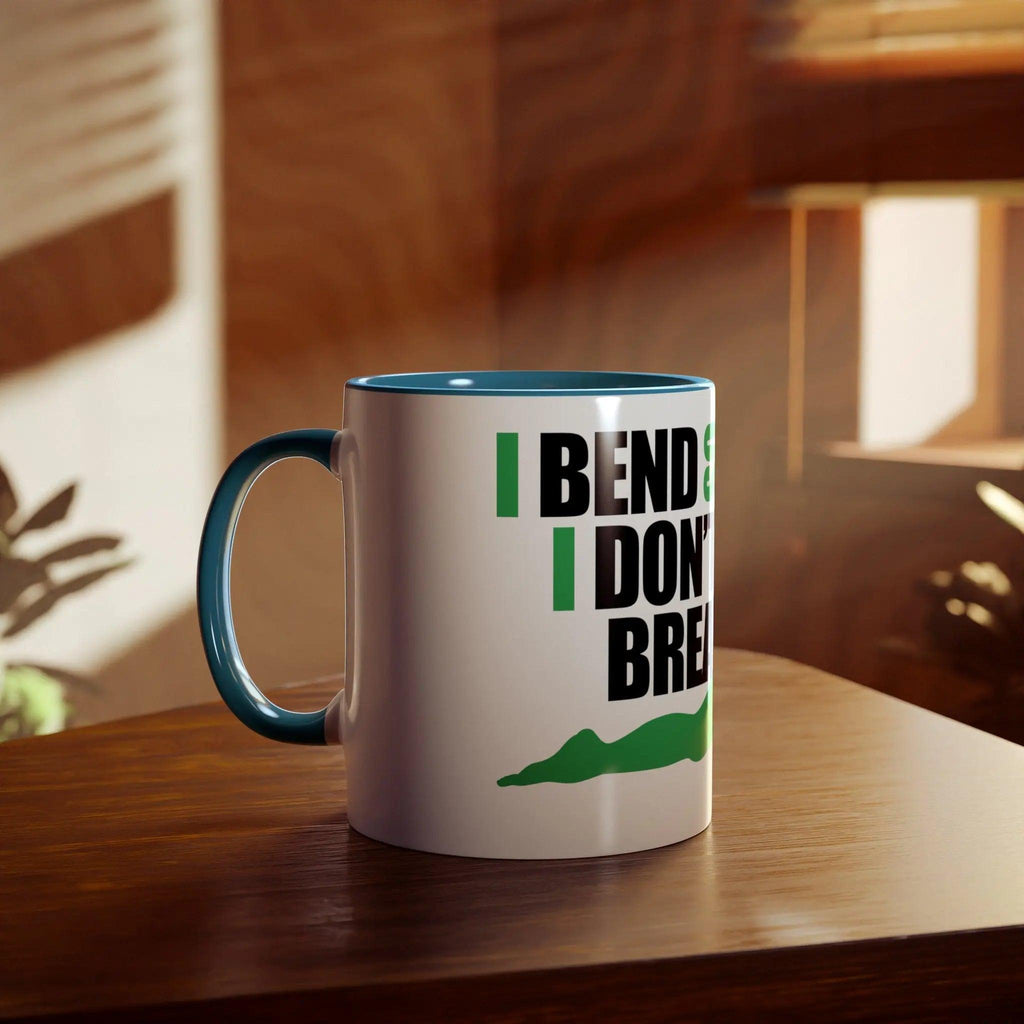 Two-Tone Coffee Mugs, 11oz - I don't break. - Honesty Sales