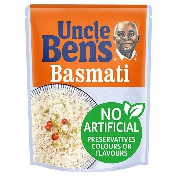 Uncle Bens Basmati Microwave Rice 250g (Case of 6) - Honesty Sales Main image