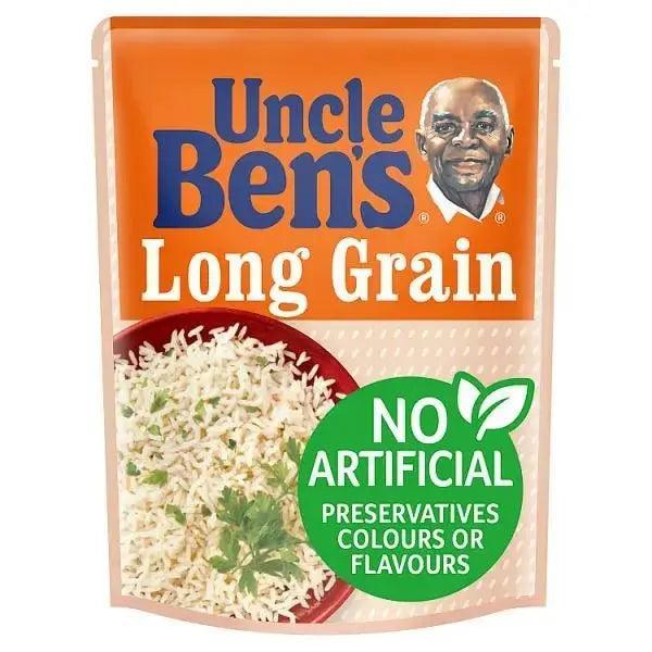 Uncle Bens Long Grain Microwave Rice 250g (Case of 6) - Honesty Sales Main image